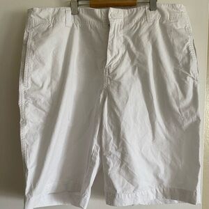 Men's White Cargo Shorts
